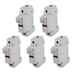 KVSERT Lot de 5 porte-fusibles RT18-32X AC 380 V 32 A 1 pôle 10 x 38 mm