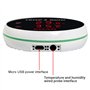 SVRITE Tuya Maison Intelligente Wifi Capteur de TempéRature NuméRique ThermomèTre Chambre Piscine Thermostat Alarme Prise Ue
