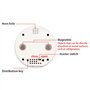 SVRITE Tuya Maison Intelligente Wifi Capteur de TempéRature NuméRique ThermomèTre Chambre Piscine Thermostat Alarme Prise Ue