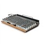 Clavier de machine à écrire rétro Clavier sans Bluetooth Touches mécaniques USB Punk pour PC