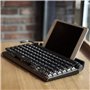 Clavier de machine à écrire rétro Clavier sans Bluetooth Touches mécaniques USB Punk pour PC, ordinateur de bureau, ordinateur p