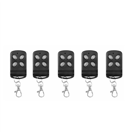 Asyduey 433Mhz Duplicateur Sans Clonage Télécommande 4CH Contrôleur de Copie Électrique Transmetteur Sans RF pour Porte de Garag