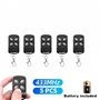 Asyduey 433Mhz Duplicateur Sans Clonage Télécommande 4CH Contrôleur de Copie Électrique Transmetteur Sans RF pour Porte de Garag