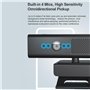 Desikixudy Caméra d'ordinateur avec caméra Web USB 1080P avec haut-parleur haute fidélité, microphone, caméra d'ordinateur, camé
