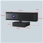 Desikixudy Caméra d'ordinateur avec caméra Web USB 1080P avec haut-parleur haute fidélité, microphone, caméra d'ordinateur, camé