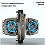 Ghulumn Refroidisseur de téléphone portable semi-conducteur pour radiateur, support de téléphone, refroidisseur de dissipateur d