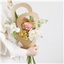 Olsixxuuk Lot de 20 sachets de fleurs en papier kraft - Emballage cadeau - Boîtes d'emballage pour la maison, un mariage, une fê
