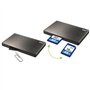 PQI Air Drive Boîtier USB 2.0 avec Lecteur Carte SD Wi-FI Acier brossé