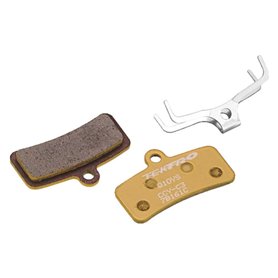 Plaquettes de frein Q10YS - sinterisées 4 piston - la paire - jaune
