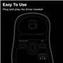 BenQ Zowie EC2-DW Souris sans Fil 4K pour l'e-Sport, Sciences du Sport, récepteur amélioré 4K, 60g, asymétrique, sans Pilote, ca