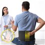 Bracoo BS33 Ceinture Lombaire avec 4 Baleines – Double Ajustement & Tissu Respirant – Soulagement Efficace des Douleurs Lombaire