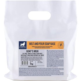 1kg Base de savon de glycérine au lait de chèvre