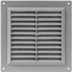 Grille d'aération en plastique avec protection anti-nuisibles intégrée pour grille d'aération de 15