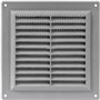 Grille d'aération en plastique avec protection anti-nuisibles intégrée pour grille d'aération de 15