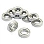 Ghulumn Lot de 10 roulements à billes 6800Z 10 x 19 x 5 mm à rainure profonde blindé à une rangée