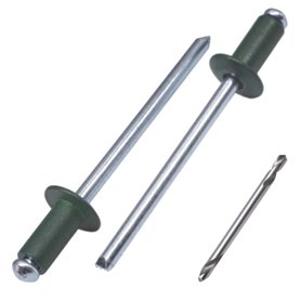 SKIR'CO Lot de 100 rivets aveugles peints 4