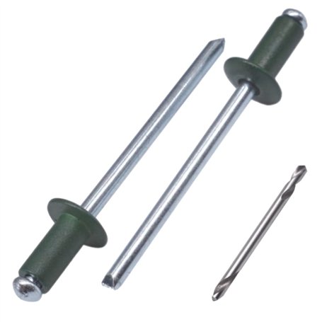 SKIR'CO Lot de 100 rivets aveugles peints 4