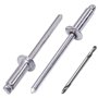 SKIR'CO Lot de 100 rivets aveugles en aluminium 4