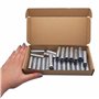 SKIR'CO Lot de 30 ancrages M12 x 50 mm, manchon de boulon d'expansion, chevilles murales, ancrage pour béton