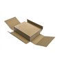 ZeZaZu Lot de 25 feuilles d'emballage en carton ondulé marron A4 – 3 mm d'épaisseur en carton kraft pour envoi, travaux manuels,