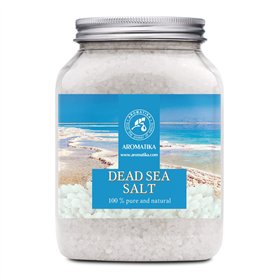 Sel de Mer Morte 1000g - Pur et Naturel - Idéal pour Bien Dormir - Soulagement du Stress - Bain - Beauté - Relaxant - Sels de Ba