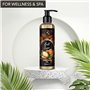 Huile de Massage Arganier Doré 200 ml - Huile d'Amande - Huile de Pépins de Raisin - Huile de Pépins de Pêche et Huile de Jojoba