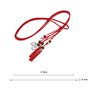 BYFRI Taille Femmes corde avec pompons et perles à la main Ceinture pour dames Robe