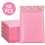 FUWIND 50 PièCes SéRies D'Enveloppe en Mousse Auto-Scellants Enveloppes RembourréEs avec Sac D'ExpéDition à Bulles Paquets Sac R