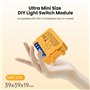 Myhoomowe Graffiti ZigBee Atténuateur intelligent Marche/Arrêt Boîte sombre à 2 voies Changement intelligent d'application Modul