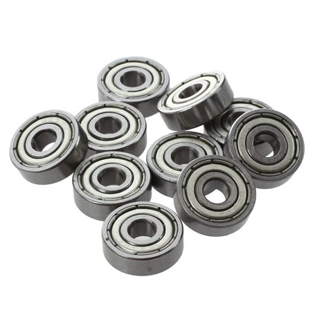 Humanitypd Lot de 10 roulements à billes radiaux blindés 625ZZ 5 mm x 16 mm x 5 mm