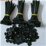Attaches-câbles universelles en nylon, 120 pièces, robustes, autobloquantes, résistantes aux UV, attaches-câbles universelles à 