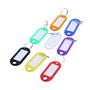 zabeto 32X éTiquettes D'Identification de Porte-CléS en Plastique Multicolores Porte-CléS éTiquettes de Bagages avec Porte-CléS