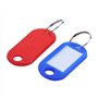 zabeto 32X éTiquettes D'Identification de Porte-CléS en Plastique Multicolores Porte-CléS éTiquettes de Bagages avec Porte-CléS 