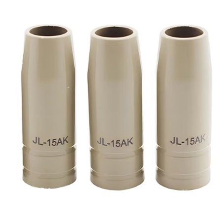 Myhoomowe 3 pièces 15Ak Embout de protection de revêtement buse gaz pour chalumeau pointe chalumeau de soudure de scories antiad