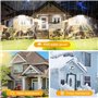 SUPIRING Lampes solaires avec capteur de mouvement pour extérieur 333 lumières d'inondation LED, lumières de sécurité à énergie 