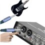 Sunmeit Interface audio professionnelle 24 bits et 192 kHz Carte son à 2 entrées pour guitare électrique Loopback Enregistrement