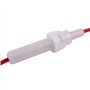 Hztuang 5Pcs Porte-fusible en Tube du Type de Capuchon Inline a vis Blanc et Rouge 6mm x 30mm