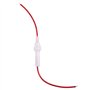 Hztuang 5Pcs Porte-fusible en Tube du Type de Capuchon Inline a vis Blanc et Rouge 6mm x 30mm