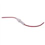 Hztuang 5Pcs Porte-fusible en Tube du Type de Capuchon Inline a vis Blanc et Rouge 6mm x 30mm