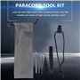 HLELU 4 PièCes SéRies Spike avec Aiguilles à LaçAge/Fids pour Paracord ou Travail en Cuir Paracord Set Aiguilles à Coudre Paraco
