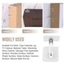 FYOBOT Ancrages Muraux pour Meubles, Ancrages Anti-Basculement pour Meubles Sans Perceuse, Ancrages Muraux Adh¨¦Sifs pour Meuble