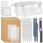 PpAaJK Ensemble de fournitures scolaires – 48 articles essentiels de retour à l'école pour les étudiants des écoles secondaires