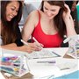 PpAaJK Ensemble de fournitures scolaires – 48 articles essentiels de retour à l'école pour les étudiants des écoles secondaires 