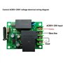Buqpow Télécommande Sans Universelle 433 MHz Module Relais AC220 V et Émetteur 500 M pour Éclairage/Porte de Garage/Moteur