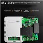 Buqpow Télécommande Sans Universelle 433 MHz Module Relais AC220 V et Émetteur 500 M pour Éclairage/Porte de Garage/Moteur