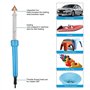 Reykentu Soudage Plastique, Machine de RéParation Plastique 80 W pour Pare-Chocs de Voiture avec 2 Pointes de Fer à Souder Prise