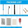 Reykentu Soudage Plastique, Machine de RéParation Plastique 80 W pour Pare-Chocs de Voiture avec 2 Pointes de Fer à Souder Prise