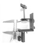 Junterone Pince de de Table de Bureau Robuste pour Micro, Bras de Microphone, Support de Lampe de Bureau, Pince avec Adaptateur 