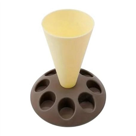 Pyugxab Support de poche à douille avec 8 emplacements pour poche à douille en plastique pour décoration de gâteaux Kit B