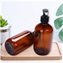 4 Pcs Nouveau 500 Ml Pompe Bouteille Maquillage Salle de Liquide Shampooing Bouteille Distributeur de Voyage Bouteille Conteneur